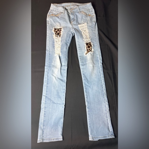 Clash Women's Light Blue Jeans - Picture 1 of 9